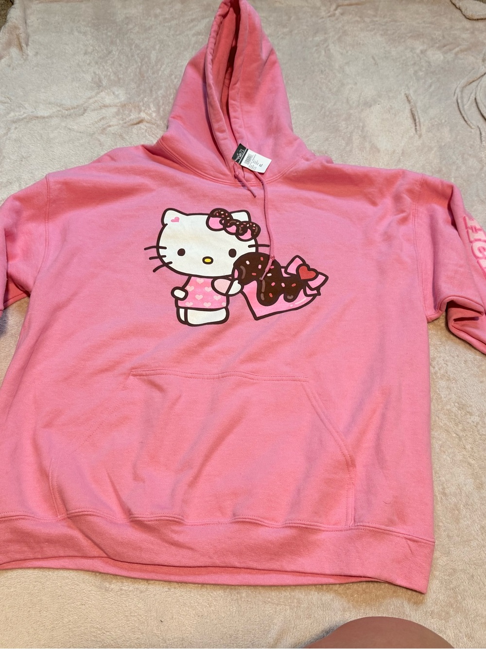 Hello Kitty Pink Hoodie Sweatshirt